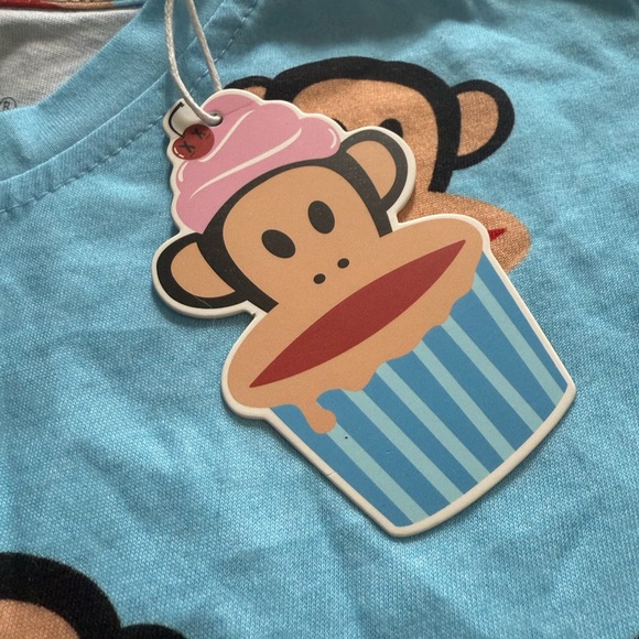 Cakeworthy new Paul Frank Light Blue Monkey shirt xl women’s - Picture 3 of 5